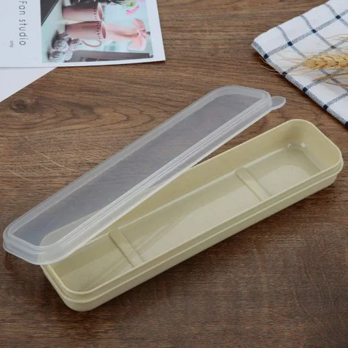 Vista 7 de 3 unids Camping Cubiertos Caso Utensilio Cubiertos Caja Vajilla Utensilios de Cocina Picnic Set Viaje Cubiertos Set