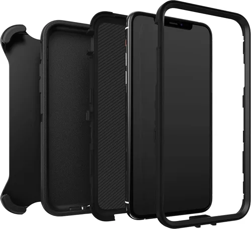 Vista 8 de OtterBox Funda para iPhone 11 Pro Max (solamente) Defender Series - Una unidad se envía en bolsa de plástico, ideal para clientes de negocios, Negro