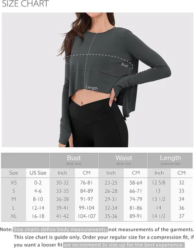 Vista 6 de ODODOS Camiseta corta de manga larga modal suave para mujer con agujero para el pulgar, atlético, gimnasio, entrenamiento, camisetas de yoga