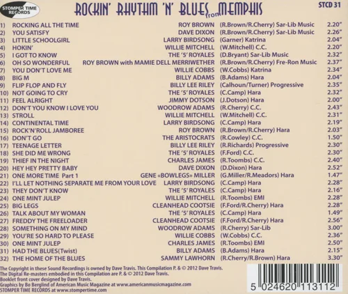 Vista 2 de Rockin Rhythm N Blues from Memphis Various