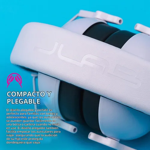 Vista 6 de JLab JBuddies Protect orejeras, diadema para bebés y adolescentes, protección auditiva