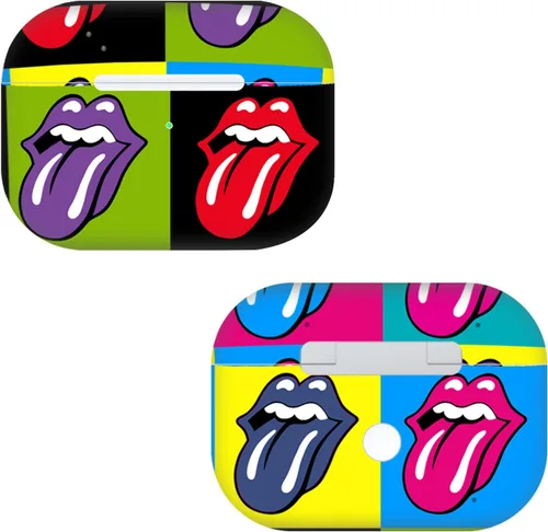 Vista 8 de Head Case Designs Calcomanía de vinilo con licencia oficial de The Rolling Stones Band Art compatible con Apple AirPods Pro
