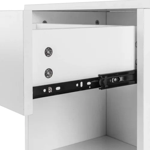 Vista 7 de Juego de 2 mesitas de noche con cajón de almacenamiento para el hogar, dormitorio, oficina