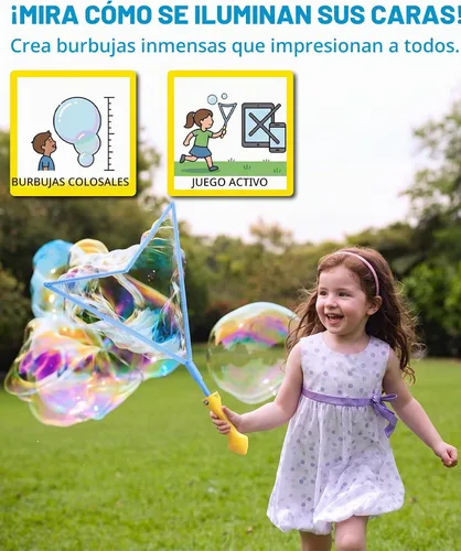 Vista 6 de Uncle Bubble Espada gigante de burbujas para varita, paquete de 2
