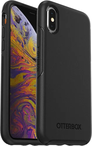 Vista 8 de OtterBox Symmetry Series - Funda para iPhone Xs y iPhone X (solamente), embalaje no minorista, Aspen Gleam