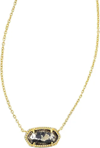 Vista 136 de Kendra Scott - Collar Elisa con dije para mujer, joyería de moda, chapado en oro de 14 quilates