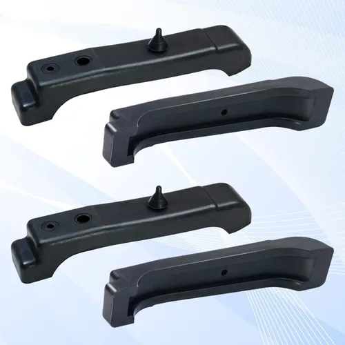 Vista 6 de Kit de 4 almohadillas aislantes de goma para radiador, almohadillas de soporte, 4 soportes de radiador compatibles con GM Chevrolet Buick Pontiac