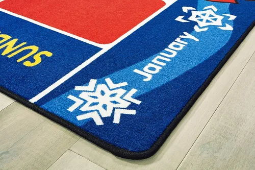 Vista 5 de Carpets for Kids 1134 - Alfombra de asiento organizada para aula, 8 pies, 4 pulgadas x 13 pies, 4 pulgadas, rectangular, multicolor