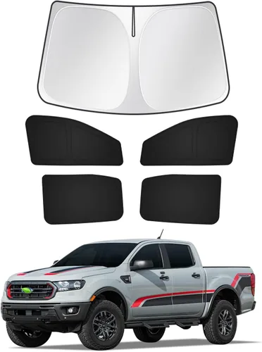 Vista 38 de Canvcle Parasol para parabrisas para Tesla modelo Y/3 2017-2025 2026 (compatible con modelos 2025 Y Juniper/2024 Modelo 3 Highland), parasol grueso