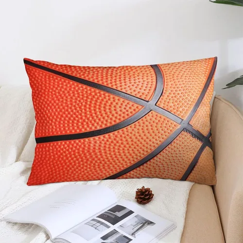 Vista 4 de Synthwave Fundas de almohada de baloncesto de 12 x 20 pulgadas, almohadas decorativas para decoración del hogar, almohada estética para dormitorio
