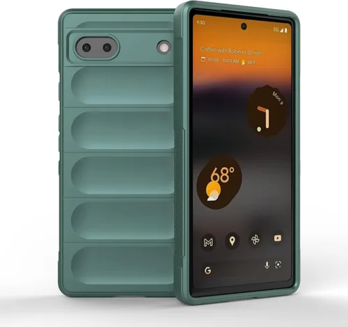Vista 11 de Funda para Google Pixel 6a Caso, TPU Funda suave para teléfono móvil para Google Pixel 6a 5G G1AZG GX7AS GB62Z GB17L Funda Negro