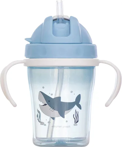 Vista 4 de Stephen Joseph SJ120059 - Vasos con pajita, diseño de dinosaurio, talla única