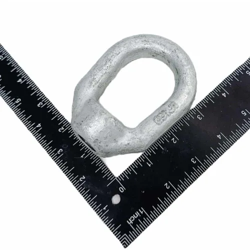 Vista 8 de Juego de 4 tuercas de ojo roscadas de 5/8" X 3/4"-10 piezas galvanizadas forjadas con capacidad de 5,200 libras