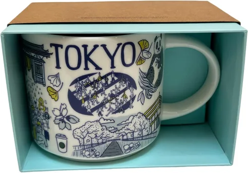 Vista 3 de Starbucks Been There Series Tokyo - Taza de café de cerámica, 14 onzas