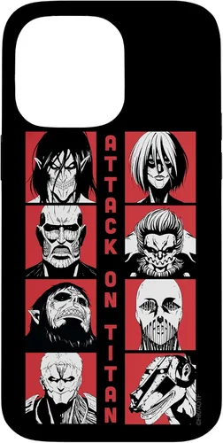 Vista 21 de Attack on Titan Funda Titan Lineup de temporada 4 para iPhone 17