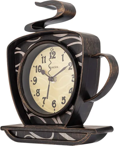 Vista 5 de Westclox 32038 Coffee Time reloj de pared 3D, Metal