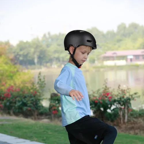 Vista 5 de Casco de patineta y bicicleta para adultos, mujeres, hombres, jóvenes y niños (2-3-5-8-14+ años, niños y niñas) - Casco ajustable multideporte
