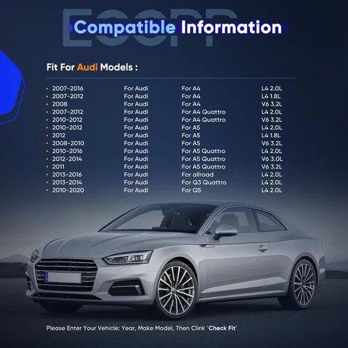 Vista 2 de ECCPP Compresor de CA apto para Audi A4 A5 A5 Quattro Q3 Quattro 1.8L 2.0L 3.2L 2007-2016 Ajuste para Porsche Macan 2.9L 3.0L 2019-2022 Compresor