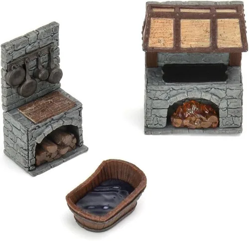 Vista 4 de WizKids Warlock Tiles: Accesorio – Cocina