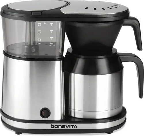 Vista 7 de Cafetera digital Bonavita BV1500TD para 5-tazas, acero inoxidable, BV1500TS, Acero inoxidable