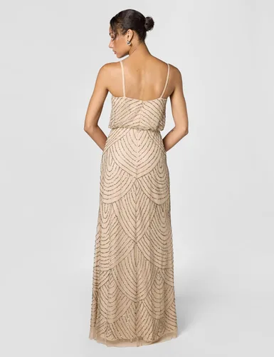 Vista 3 de Adrianna Papell Vestido largo tipo blusón para mujer