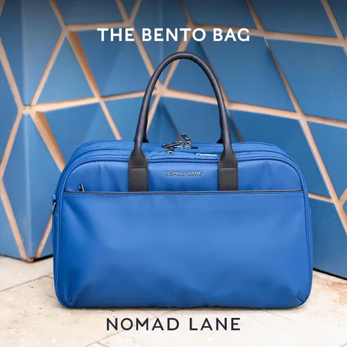 Vista 7 de Nomad Lane Bolsa de viaje para equipaje de mano, maleta duradera y ligera. Bolsa Bento, bolsa de viaje para artículos personales para hombres