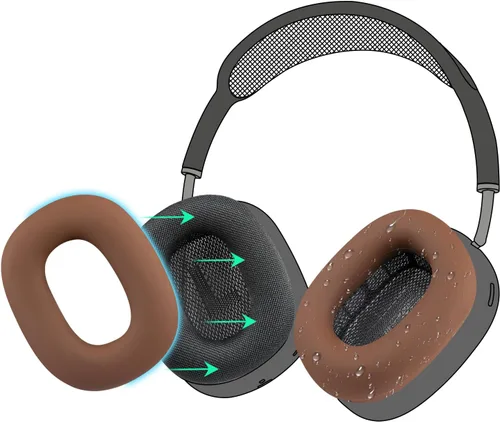 Vista 20 de SOULWIT Funda de silicona a prueba de sudor para AirPods Max, ajuste cómodo para ejercicio en el gimnasio, fácil de limpiar, sin pérdida de calidad