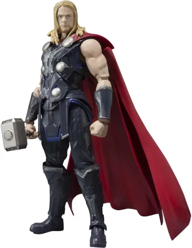 Vista 2 de Bandai SH Figuarts Avengers Thor Sobre 6.102 in ABS u0026 PVC Figura de acción pintada