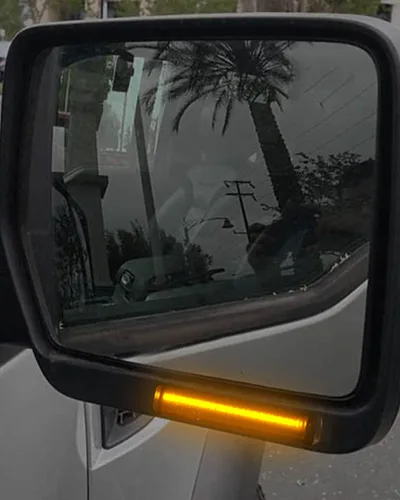Vista 5 de Luces direccionales de espejo lateral compatibles con F150 2004-2014/para Raptor 2010-2014/para Mark LT 2006-2008