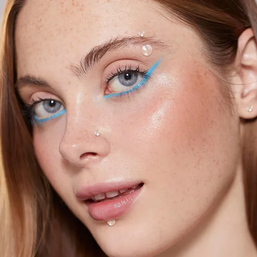 Vista 8 de 60 piezas de retenedores de nariz transparentes Bioflex acrílicos para el trabajo escolar, nariz, vientre, pezón, lengua, tabique, cejas, labios