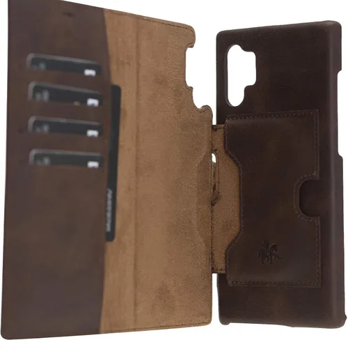 Vista 54 de Venito Florence - Funda de piel compatible con Samsung Galaxy S9, extra segura con bloqueo RFID, cartera desmontable para teléfono (gris decolorado)