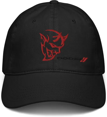 Vista 2 de Dodge Gorra de béisbol ajustable con logotipo de Demon