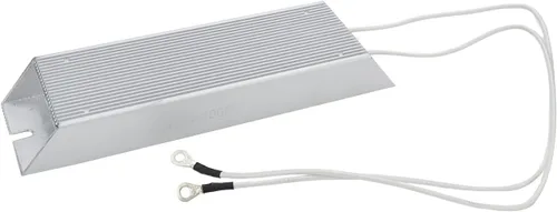 Vista 10 de 100W 8 Ohm Aluminio Vivienda Wirewound Frenado Resistencia Soldadura Lug Silver ToneTerminals