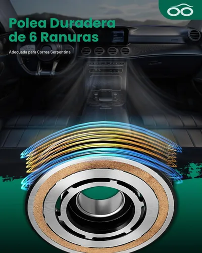 Vista 5 de SCITOO Embrague de CA para Ford F-150 5.0L 2011 2012 2013, para Ford Lobo 5.0L 2011 2012 2013 2014 2015 2016 2017, para Lincoln Mark LT 5.0L 2011