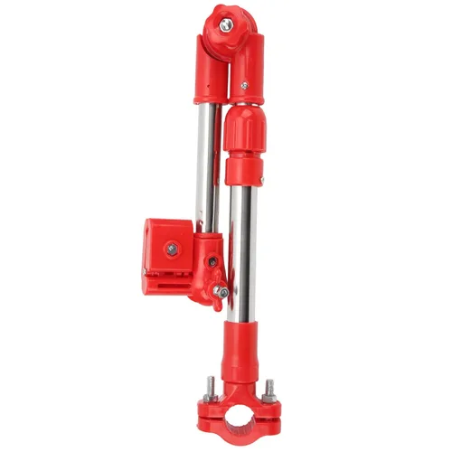 Vista 10 de Soporte de montaje para paraguas, soporte de montaje para sombrilla de bicicleta, conector ajustable de 360°, para manillar, soporte de montaje