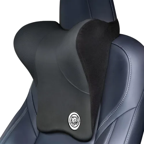 Vista 9 de Almohada para el Cuello del Asiento de Coche para Conducir, Almohada de Reposacabezas de Espuma Viscoelástica Suave con Correa Ajustable y Funda