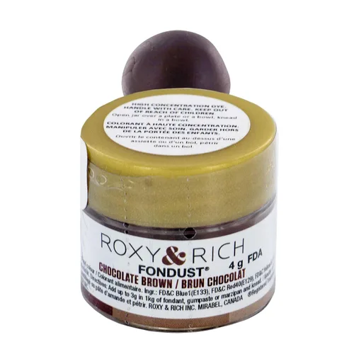 Vista 12 de Roxy & Rich Fondust - Polvo para alimentos color aguacate, 0.14 oz