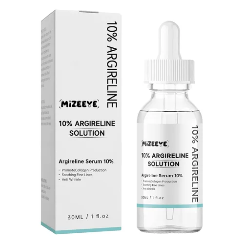 Vista 8 de Suero Argireline para líneas finas, suero facial antiarrugas, 30ML Argireline hidratante solución al 10% para mujeres, suero de péptidos.