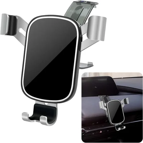 Vista 7 de LUNQIN - Soporte para teléfono de coche para Mazda 3 Sedan 2014 2015 2016 2017 2018 y Mazda-3 Hatchback 2014-2018 Auto Interior Accesorios Mejor