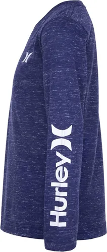 Vista 3 de Hurley Boys' Long Sleeve Soft Basic Cloud Slub T-Shirt