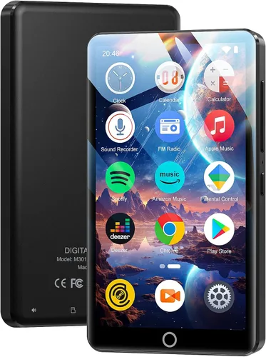 Vista 8 de Reproductor de MP3 Conrain de 80GB con Bluetooth y WiFi, Reproductor de MP3 Android con pantalla táctil de 4.02" con cámara trasera de 13MP