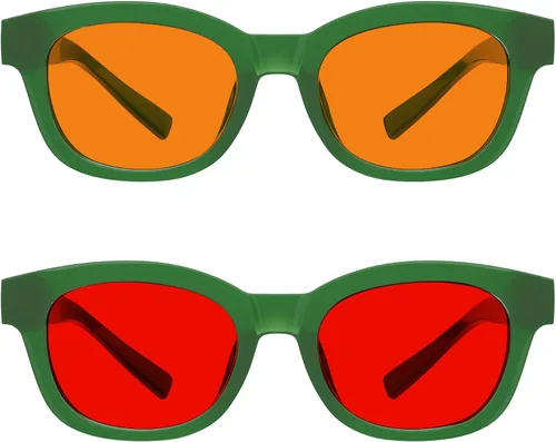 Vista 159 de Eyekepper Gafas de luz azul para hombre y mujer, paquete de 6 lentes Pilot Paquete de 6 color mezclado