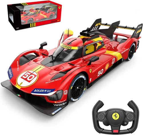 Vista 10 de Voltz Toys Coche RC Le Mans a escala 1/14 con licencia Le Mans Series a control remoto, modelo de auto de juguete para niños y adultos con puertas