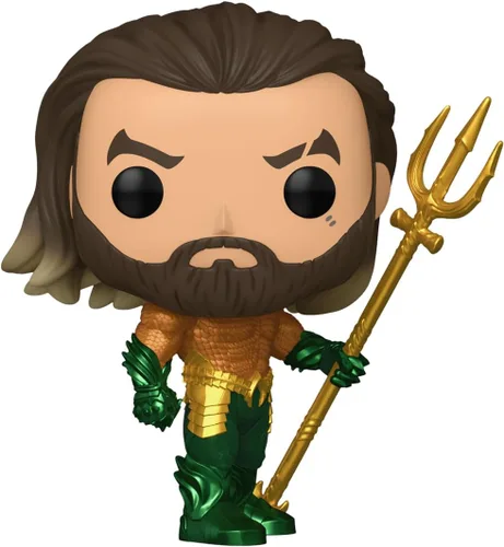 Vista 2 de Funko Pop! Movies: DC - Aquaman Hero Suit - Figura de vinilo coleccionable - Idea de regalo - Producto oficial - para niños y adultos - Fans