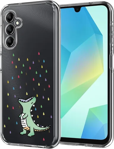 Vista 18 de Unov Funda compatible con Galaxy A10e Galaxy A20e funda transparente con diseño de TPU suave, absorción de golpes, patrón delgado en relieve