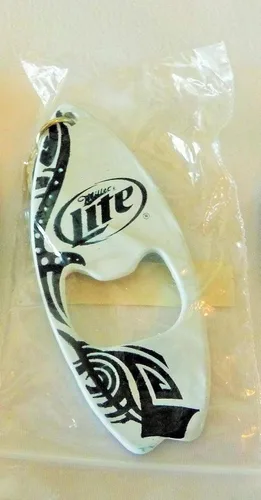 Vista 4 de Miller Lite Llavero de tabla de surf/abrebotellas