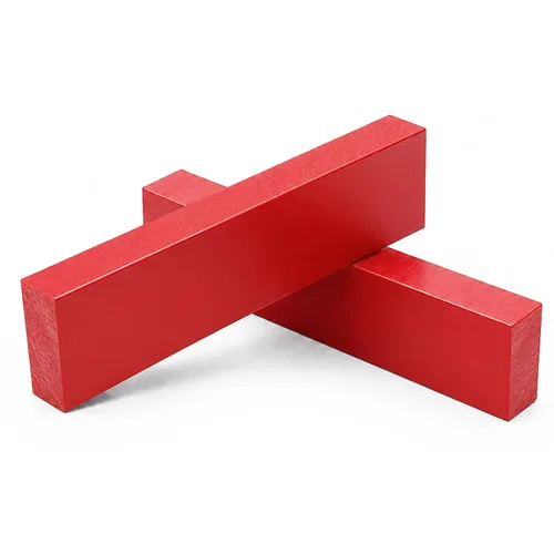 Vista 17 de 2 Pcs HDPE Plastic Blocks, 1 x 4 x 12 Inch, Black Negro2Pack