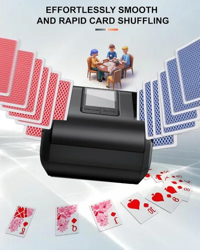 Vista 3 de Barajador eléctrico de tarjetas 1-2 cubiertas, modo automático