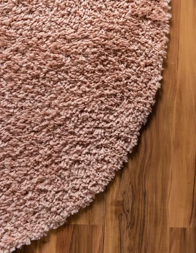 Vista 525 de Unique Loom Colección Davos Shag - Alfombra Lino