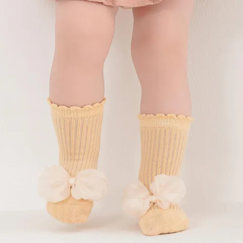 Vista 2 de Calcetines antideslizantes para bebé, calcetines antideslizantes para niña, recién nacido, primeros pasos, calcetines de princesa, 5 pares
